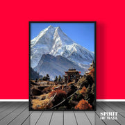 Himalayas Mountain Portrait | Travel Wall Art