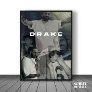 Drake Aesthetic Collage Aesthetic Poster | Pop Artists Wall Art