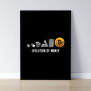 Evolution of money l Wall Art