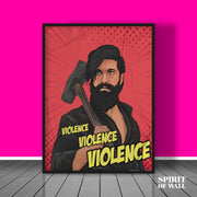 Violence KGF Movie Poster | Movie Wall Art