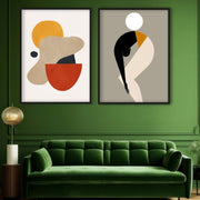 Abstract Minimalist (2 Panel) | Nordic Wall Art