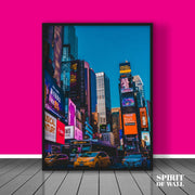 Time Square Aesthetic View | Aesthetic Wall Art